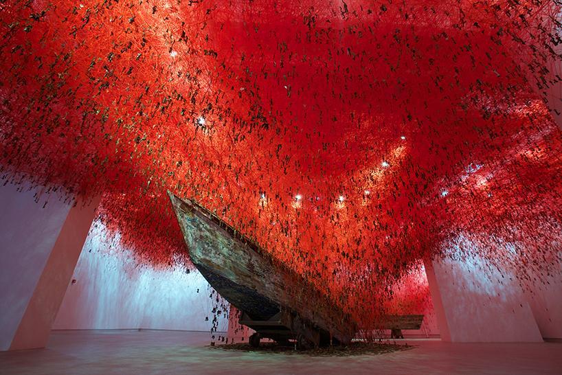 weaving new worlds: designboom speaks to chiharu shiota