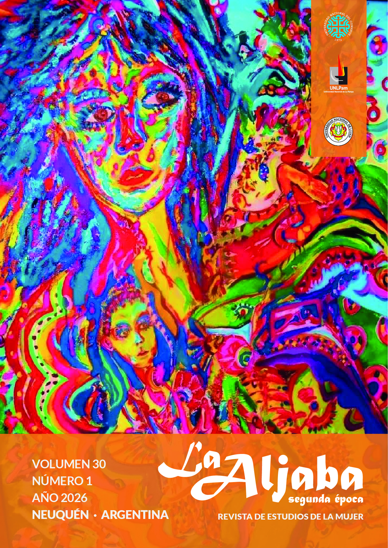Imagen de tapa: Ecos de una mujer infinita (año 2023). Pintura acrílica - Autor: César Vallejos, historiador y artista plástico.