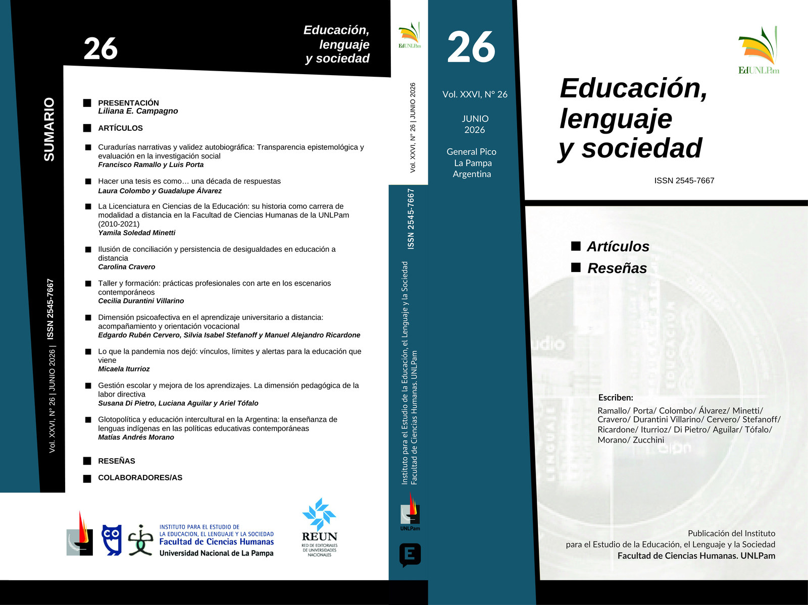 						View Vol. 26 No. 26 (2026): Educación, Lenguaje y Sociedad
					