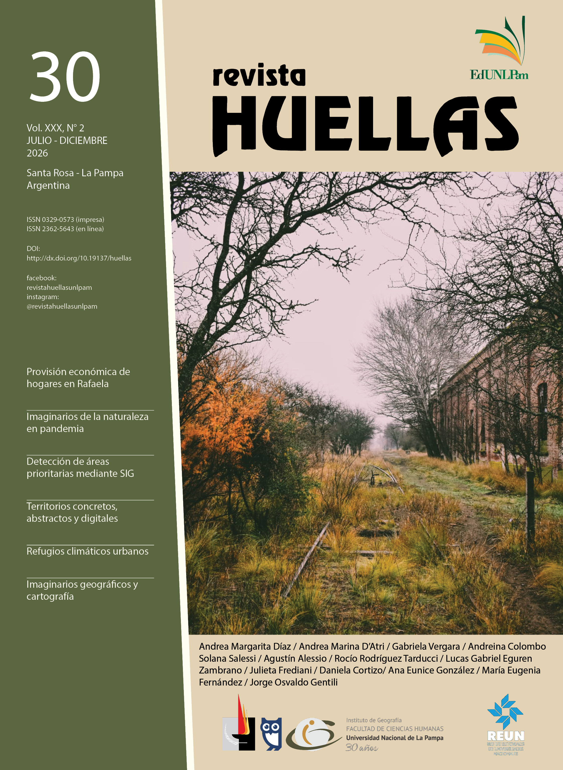 						View Vol. 30 No. 2 (2026): HUELLAS
					
