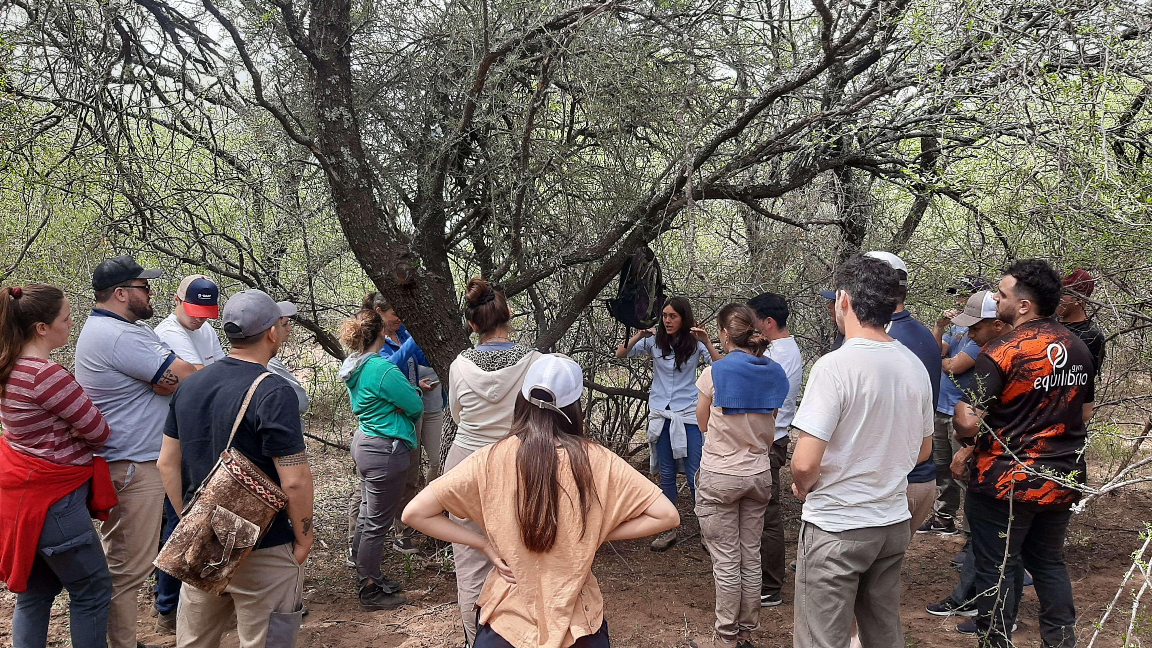 Charla en el bosque de calden 