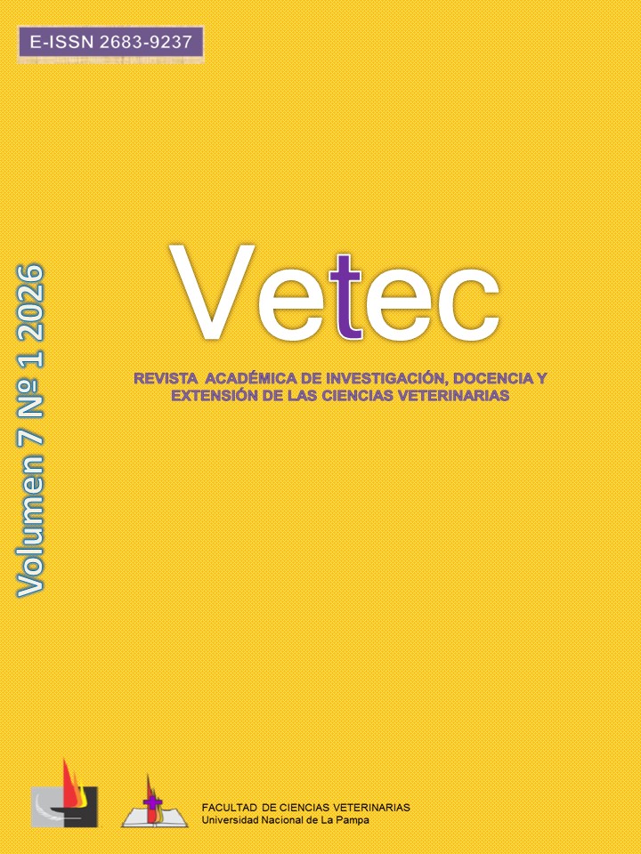 						Ver Vol. 7 Núm. 1 (2026): VETEC Revista Académica de Investigación, Docencia y  Extensión de las Ciencias Veterinarias
					